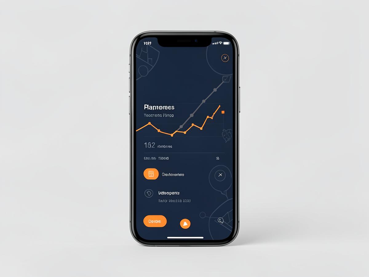 Digital payments mobile application on a smartphone